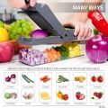 14 in 1 Vegetable Chopper  Multi-Function Kitchen Vegetables Cutter. 