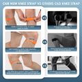 Silicone Patella Tendon Knee Straps Knee Support Fixed Protection Patella Knee Strap Highly Elastic Flexible.