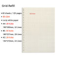 Replaceable Refill Loose Leaf Notebook A4 A5 B5 Binder Planner 6 Styles Available Office School Supplies Stationery Accessories.