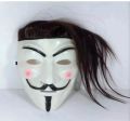joker face with long hair for Party anonymous guy fawkes  maks white joker mask  1 pis. 
