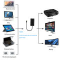 Mini DisplayPort to HDMI VGA DVI Audio 4-in1 adapter cable for Apple Macbook Pro Air Mini Thunderbolt 2 to VGA HDMI DVI adapter. 
