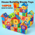 140-25PCS Large Scale House Building Blocks Simulation Window Design Construction Set Kindergarten Toys For Boys And Girls . 