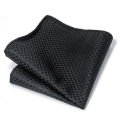 High Quality Brand Handkerchief Suit Accessories Blue Grey Stripe For Men Fit Business Formal Party Holiday.