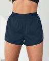 Women's High Waist 2-in-1 Running Shorts with Pockets Athletic Gym Shorts for Yoga And Workout with Inner Liner And Side Pockets.