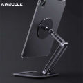 Kimdoole Metal Magnetic Tablet Stand Holder Pad Folddable Support for iPad Air Pro 12 Mini   Accessories. 