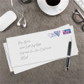 10-100Pcs Windowless white envelope 10 # Secure Business Envelope Can hold A4 paper Bill invoice Self Sealing Envelope.
