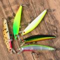 5pcs Casting Floating Minnow Hard Bait Sea Bass Saltwater Sea Fishing Lure. 