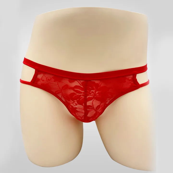 %20Lingerie%20Mens%20See%20Through%20Underpants%20Pouch%20Underwear%20Lace%20Hollow%20Lace%20Thongs%20Low%20Rise%20Panties%20Adjustable%20Belt%20-%20Image%203