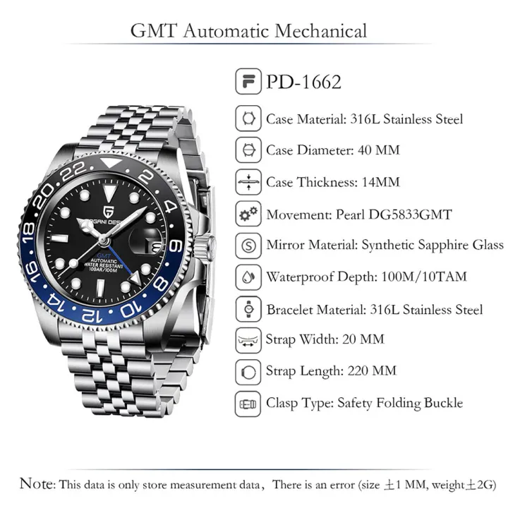2026%20New%20PAGANI%20DESIGN%201662%20Men%20Mechanical%20Watch%20Top%20Sapphire%20Glass%20GMT%20Watches%20for%20Men%20100M%20Waterproof%20Man%20Automatic%20Wristwatch%20-%20Image%206