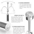 BBQ Grill Light Soft Tube Lighting Lamp 360° Adjustable Super-Bright 9 LED Flashlight Magnetic Base Outdoor lighting Gooseneck.