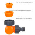 1pc Garden Hose Connector Faucet Adapter For 1/2 Inch Hose Reel Cart Plastic Click-lock Quick ConnectionFor Watering Irrigation. 