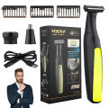 HIENA HYN-210 Electric Shavers Powerful Rechargeable Beard Trimmer Electric Razor Clippers for Men Teen Boys Face Beards. 