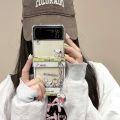 Cute Cartoon Snoopy Charlie Brown Transparent Phone Case For Samsung Galaxy Z Flip 6 5 Cases Soft TPU Back Cover For Z Flip 3 4. 