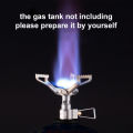BRS Outdoor Gas Stove Mini Camping Gas Burner 25g Ultralight Titanium Picnic Hiking Cooking Stove Survival Furnace BRS-3000T.