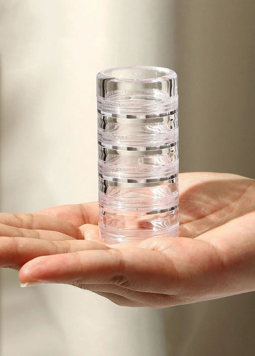 Mini%20Round%20Jewelry%20Storage%20Box%20(5%20Layer)%20%E2%80%93%20Transparent%20Acrylic%20Organizer%20for%20Rings,%20Earrings,%20Studs%20&%20Small%20Accessories%20%7C%20Compact%20360%C2%B0%20Rotating%20Jewelry%20Case%20for%20Dressing%20Table%20&%20Travel%20-%20Image%203