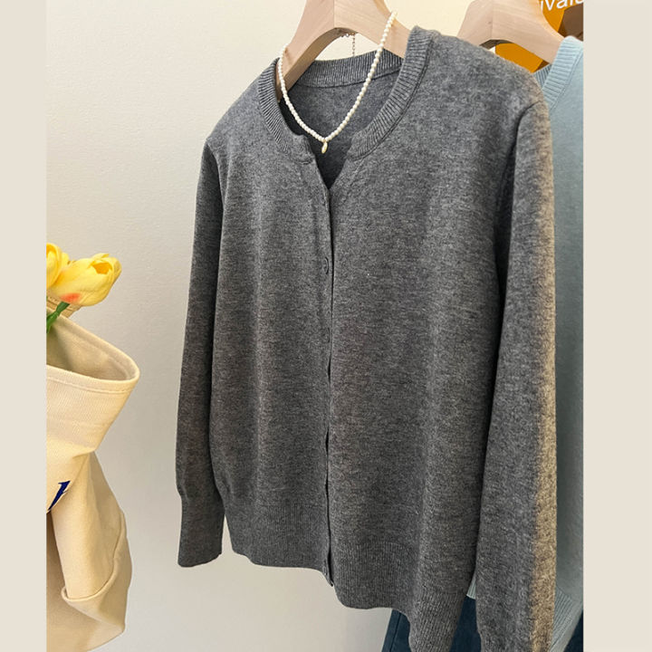 2026%20New%20Fashion%20Women's%20Fleece%20Knit%20Loose%20Short%20Cashmere%20Sweater%20Round%20Neck%20Warm%20Korean%20Sle%20Casual%20Female%20Sweater%20Top%20Cloting%20-%20Image%205