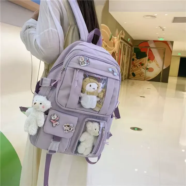 Korean%20Large%20Capacity%20Backpack%20for%20Girls%20-%20Stylish%20School%20and%20College%20Book%20Bag,%20Multiple%20Compartments%20-%20Image%204