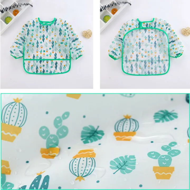 Baby%20Bibs%20New%20Cute%20Children%20Baby%20Stuff%20Toddler%20Waterproof%20Long%20Sleeve%20Art%20Smock%20Feeding%20Bib%20Apron%20for%20Kids%200-6%20Years%20-%20Image%204