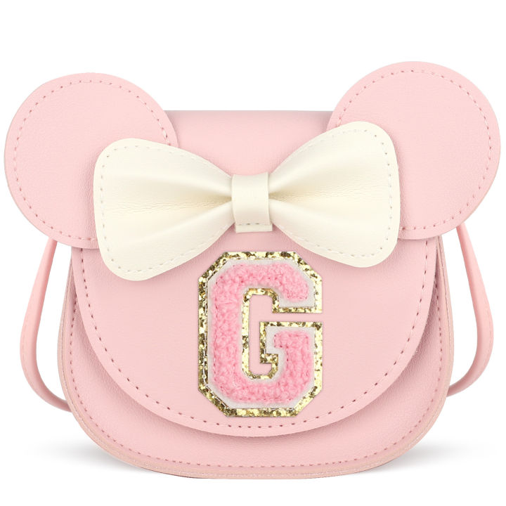 Todder%20Girls%20Pink%20Bow%20Alphabet%20Bag%20Kids%20Girls%20Shoulder%20Mouse%20Ear%20Messenger%20Bag%20%20Cross-Border%20Little%20Girl%20Mini%20Wallet%20XC14%20-%20Image%206