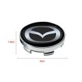 4pcs 60mm Auto Wheel Center Hub Tyre Vehicles Caps Cover Rim Sticker Badge For Mazda 3 6 Atenza Axela Demio CX3 CX5 MP MS RX8 MS. 