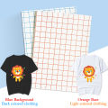 A4 10/20 Sheets Inkjet Heat Transfer Paper Cotton T-Shirt Dark Black Transfer Paper  Light White Paper For 100% Cotton Fabric. 