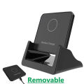 Wireless Charger Pad Stand Desktop Ultra-thin Mobile Phone Fast Charging Dock Station For iPhone 16-12 .