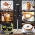 Hand Blender Electric Egg Beater Milk Frother Handheld, Mini Electric Drink Mixer Foamer with Stand for Coffee Lattes. 
