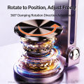 Foldable Universal Metal Phone Desk Stand Rotatable for Live Broadcasts And Lazy Height Adjustment Tablet Support. 