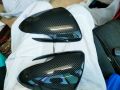 Hyundai Elantra Side Mirror Batman Style Carbon Fiber Covers with Double Tape Premium Quality Imported 2 Pcs Set. 