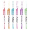 6x Linear Colour Lace Roller Tip Multiple Patterns Markers Pens| Pack of 6 | Cute Stationery for Boys and Girls | Genuine Cheap Stationary. 