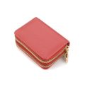 Women Zipper Short Style Purse Lychee Pattern Fashion Large Capacity Multi Card Slot Coin Purse With Zipper. 