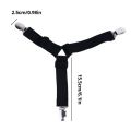 4Pcs Adjustable Bed Sheet And Quilt Holder for Bed Sheet Organizer Mattress Cover Clip For Home Elastic Straps Adjustable Clips.