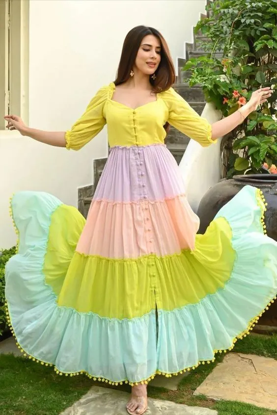 summer stylish dress for girls and women summer wear frocks cotton