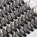 280pcs Individual Lashes Cluster D Curl Eyelash Extension Kit 30D 40D 9-15mm Mix Lash Clusters. 