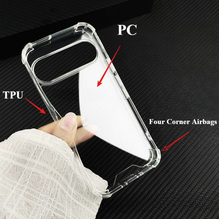 High Quality Transparent Phone Case For Google Pixel 10 9 Pro XL 9 A 8 7 Protection Shockproof Anti-scratch Clear PC Hard Cover