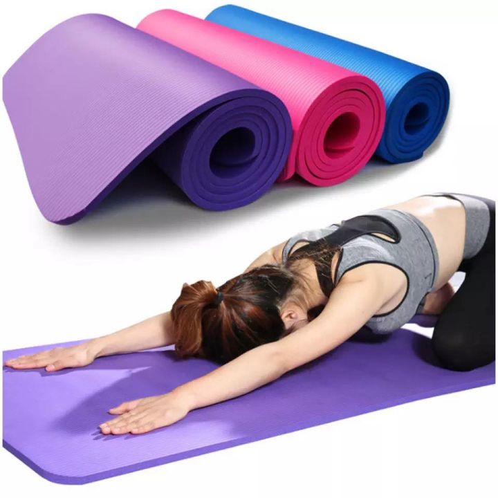 18MM Yoga Mat Workout Mat Yoga Mats For Home Gym Matt For Home Training Mat Travel Yoga Mats Fitness Mats Non Slip Exercise Mats For Home Gym Thick