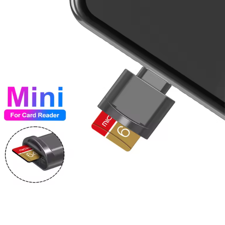 2pcs MINI SD TF Card Card Reader Suitable For iPhone iPad Connection External Expansion Memory Card OTG Storage Card Adapt