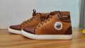 Boot converse high shoes for man necking up rubber sool with windproof fabrics leather shoes.