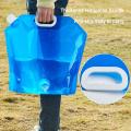 5/10L Foldable Drinking Water Bag Transparent Outdoor Camping Hiking Thickened Bag Big Capacity Storage Container Portable. 