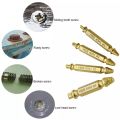 Speed out, remove the screw nut, the damaged screw, the sweet screw pin. Titanium coated left screw extractor set with box. 