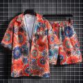 Hawaiian Beach Suit, Genderless Casual Shirt Shorts, Multi-color Optional.