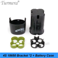 Turmera 16.8V Screwdriver Drill Battery Case 4S 30A BMS 18650 Hoder 16.8V 2A Lithium Battery Charger for 14.4V Shura Shrika  Use. 