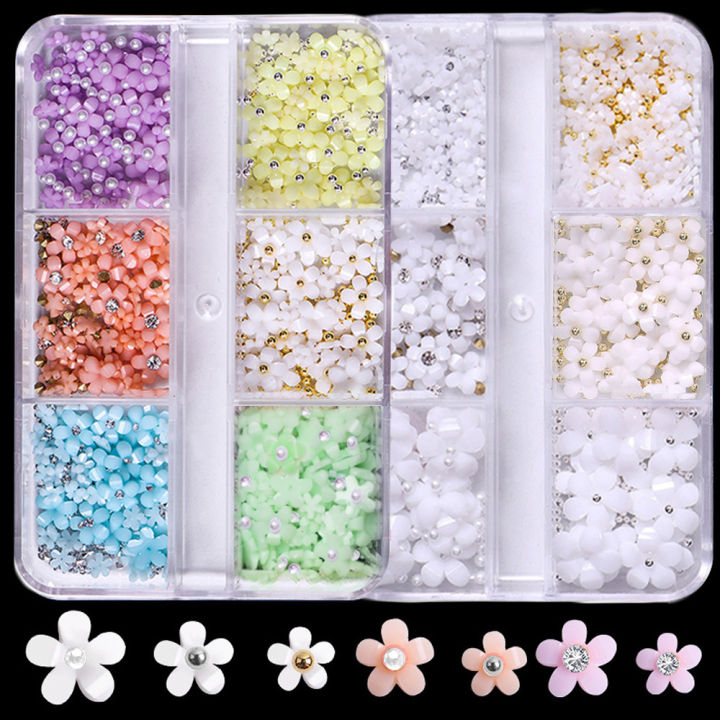 Hot%20Selling%206%20Grids%20Macaron%203D%20Resin%20Five-petal%20Flowers%20Nail%20Art%20Deaoration%20Mixed%20Small%20Nail%20Ball/Crystal/Flamer%20Accessories%20-%20Image%202