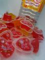 princess heart jelly ice jelly frozen jelly heart shaped jelly. 
