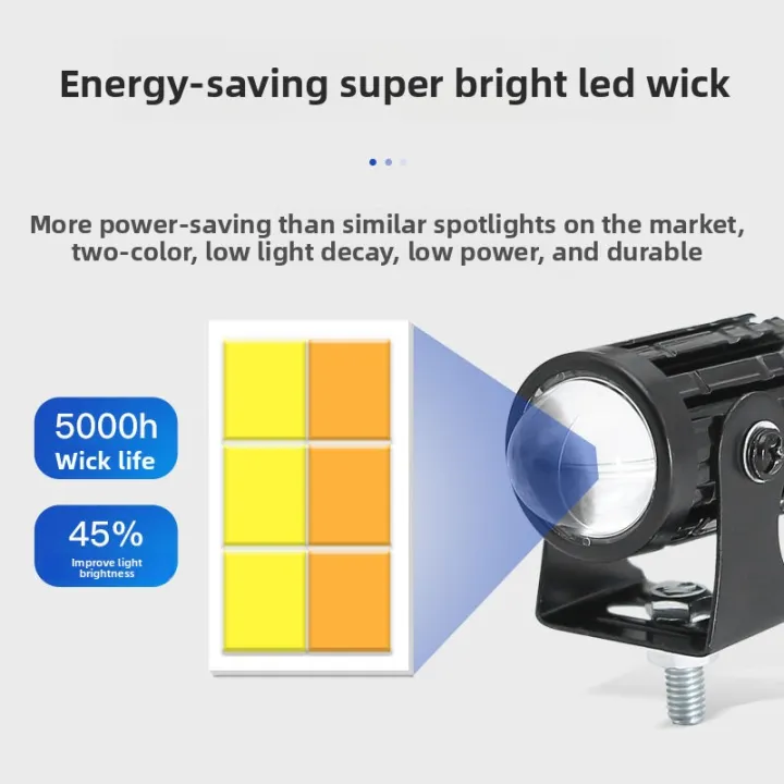 1PCS/2PCS%20100W%2030000LM%20Universal%20Motorcycle%20LED%20Headlight%20Dual%20Color%20ATV%20Scooter%20Driving%20Lamp%20Fog%20Light%20Auxiliary%20Spotlight%20Lamp%20-%20Image%202