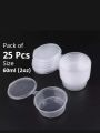 PACK OF 25 DISPOSABLE BOX SOUCE DIP  (60ML(2oz). 