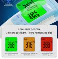 BERRCOM Non-contact Infrared Digital Thermometer Baby Infant Adult Temperature Measurement With 3 Colour Warninig Display And Beep For Home And Hospital Use- JXB-183. 