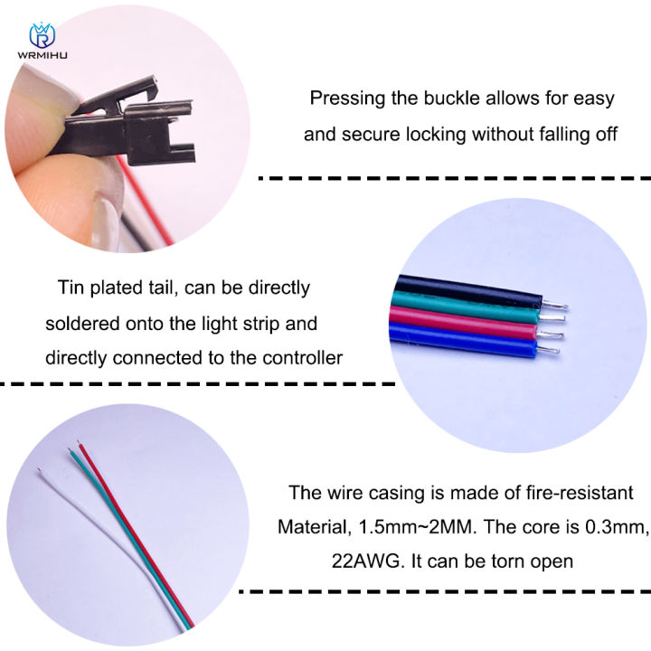 10Pairs%20JST%20SM%202P%203P%204P%205P%206Pin%20Plug%20Socket%20Male%20to%20Female%20Wire%20Connector%20LED%20Strips%20Lamp%20Driver%20Connectors%20Quick%20Adaptr%2022AWG%20-%20Image%207