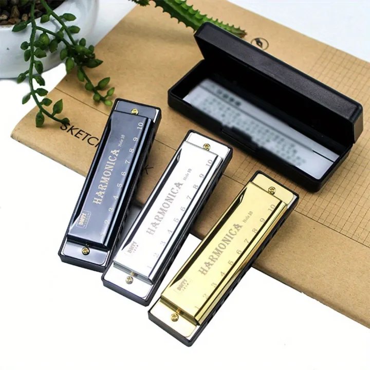 Harmonica%20Key%20of%20C%2010%20Hole%20Chromatic%20Harmonica%20C%20with%20Case%20for%20Beginner%20Gift%20with%20Case%20-%20Image%207