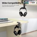 No Punch Table Clip Hook Headphone Holder 360 Degree Rotating Headphone Holder Miscellaneous Storage Hanging.